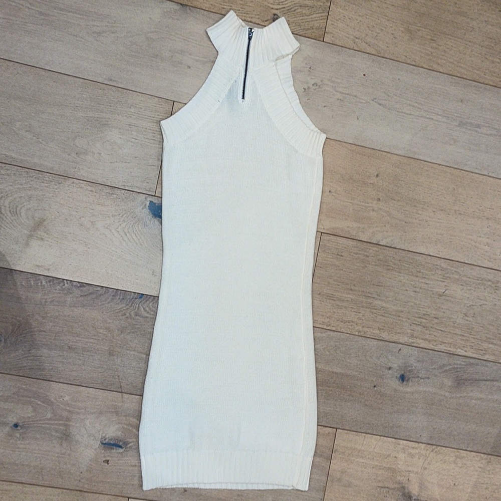 TURTLE NECK MINI DRESS - Picture 7 of 10